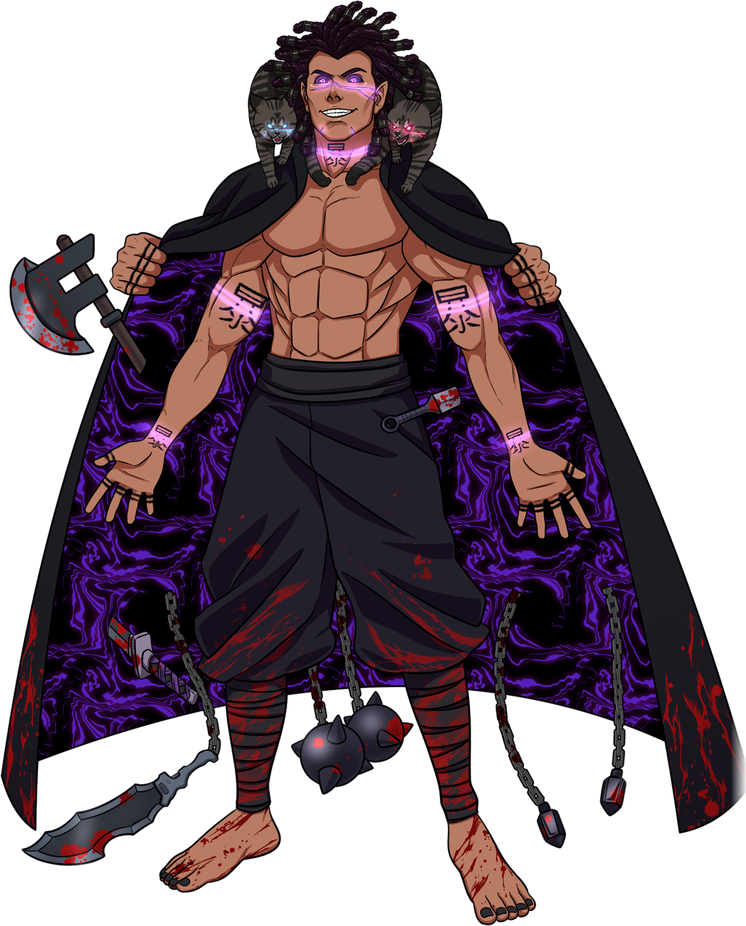 Heinous, full-body character design