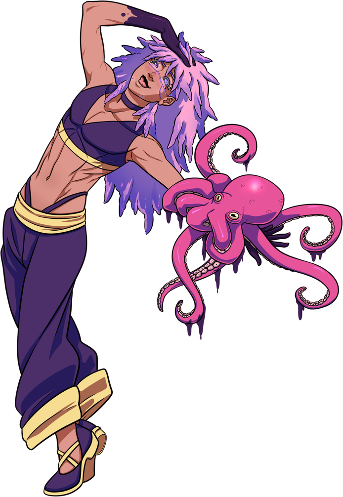 Impulse, full-body character design