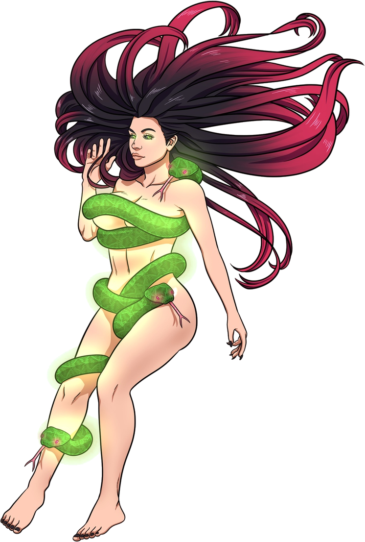Lilith, full-body character design