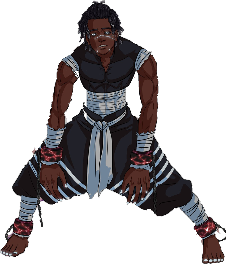 Yoji, full-body character design